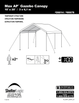 ShelterLogic 26014 Guide d'installation