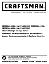 Craftsman CMST98240BK Welded Garage Storage Suites Manuel utilisateur