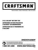 Craftsman 5 U.S. GALLON* WET/DRY VAC Manuel utilisateur