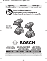 Bosch IDH182-B24 Manuel utilisateur