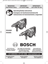 Bosch RH540M HDC300 Manuel utilisateur