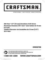 Craftsman CMCD720D2 Guide d'installation