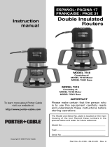 Porter Cable 22-7519-60 Manuel utilisateur