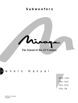 Mirage FRx-S8 Le manuel du propriétaire