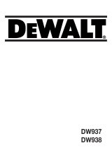 DeWalt DW937 Manuel utilisateur