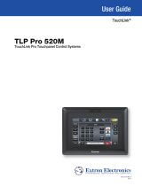 Extron electronics TouchLink TLP Pro 520M Manuel utilisateur