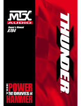 MTX Thunder X704 Le manuel du propriétaire