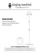 SingingMachine ISM2040 Manuel utilisateur