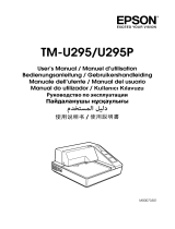 Epson TM-U295 Series Manuel utilisateur