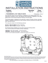 Gamber-Johnson Panasonic Toughbook S1/L1 Tablet Docking Station, Dual RF Guide d'installation