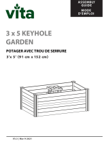 Vita CLASSIC 3×5 Keyhole Composting Garden Mode d'emploi