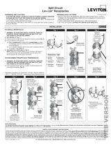 Leviton MT163-SCI Instruction Sheet
