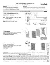 Leviton WM1SC-2GY Instruction Sheet