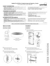 Leviton 49605-AST Instruction Sheet