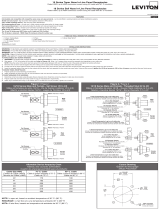 Leviton 16R24-14R Instruction Sheet