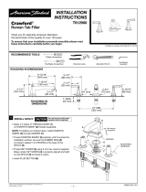 American Standard T612900.243 Guide d'installation