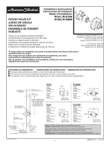American Standard R120.000 Guide d'installation