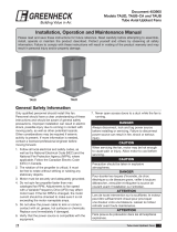 Greenheck 453905 TAUD/TAUB Mode d'emploi