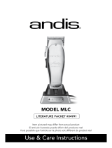 Andis MLC Mode d'emploi