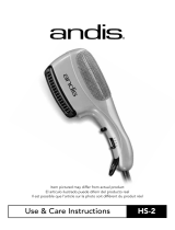 Andis HS-2 Mode d'emploi