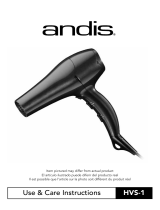 Andis HVS-1 Mode d'emploi