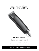 Andis MBG-4 Mode d'emploi