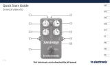 TC Electronic Shaker Vibrato Guide de démarrage rapide