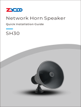 Zycoo SH30 Network Horn Speaker Quick Guide d'installation