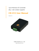 Sollae Systems CIE-H12 Manuel utilisateur