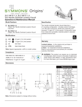 Symmons SLC-9612-MP-1.5 Guide d'installation