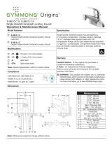 Symmons S-9612-1.0 Guide d'installation