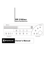 Outlaw RR2160MkII Stereo Receiver Le manuel du propriétaire
