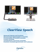 Optelec ClearView Speech Le manuel du propriétaire