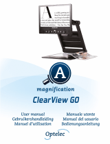 Optelec ClearView GO Manuel utilisateur