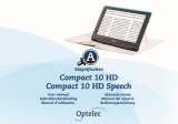 Optelec Compact 10 HD Manuel utilisateur