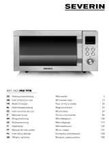 SEVERIN MW 7778 Stainless Steel Microwave Oven Manuel utilisateur