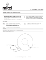 MITZI HUDSON VALLEY LIGHTING HL155201-POC/BK Mode d'emploi