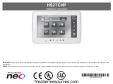 DSC HS2TCHP Touch Screen Alarm Keypad Manuel utilisateur