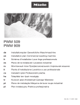 Miele PWM 909 Mounting Plan