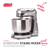 DASH D DCSM250 Every Day Stand Mixer Manuel utilisateur