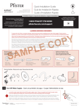 Pfister Ashfield LG89-7YPK Specification and Owner Manual