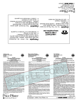 Pfister HHL-TCMB Specification and Owner Manual