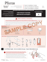 Pfister Renato F-529-7RNY Specification and Owner Manual