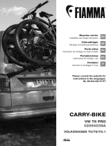 Fiamma 02094C08A Bicycles Carrier Guide d'installation
