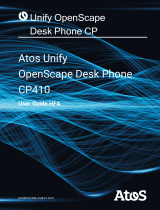 Unify OpenScape Desk Phone CP410 Mode d'emploi