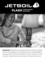 Jetboil FLASH Cooking System Mode d'emploi