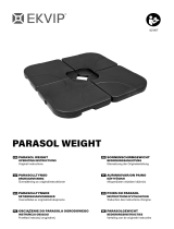 EKVIP 021417 Parasol Weight Manuel utilisateur