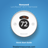Honeywell RCH9310 Lyric Round WiFi Thermostat Mode d'emploi