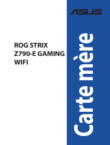 Asus ROG STRIX Z790-E GAMING WIFI Manuel utilisateur