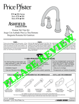 Pfister Ashfield RT6-YP5K Specification and Owner Manual